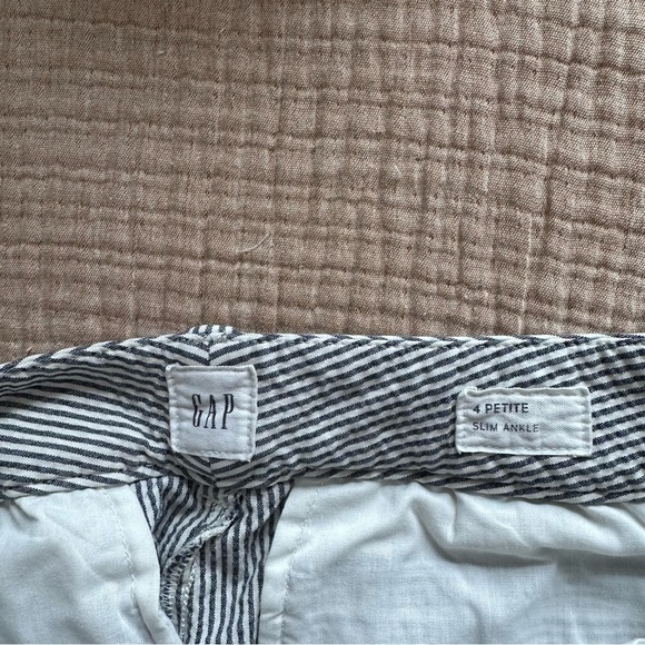 3/$20⚡️Gap Striped Petite Slim Ankle Trouser Pants Business Casual - Picture 2 of 10